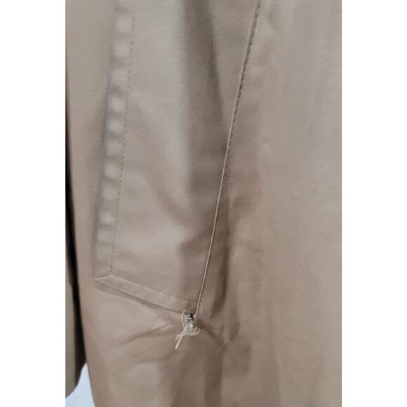 Culwell  Sons Brown York Lined Trench Coach 42 Short Button Closure - Picture 2 of 15